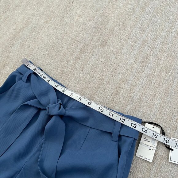 NWT Revolve 1. State High Waisted Blue Work Trousers Pants 0 - Picture 8 of 11